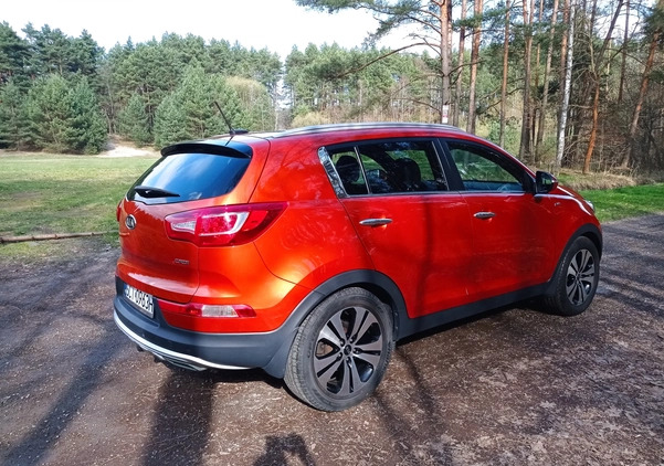 Kia Sportage cena 53500 przebieg: 166500, rok produkcji 2011 z Zawiercie małe 781